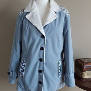 Misslook brand coat Size L Light blue
